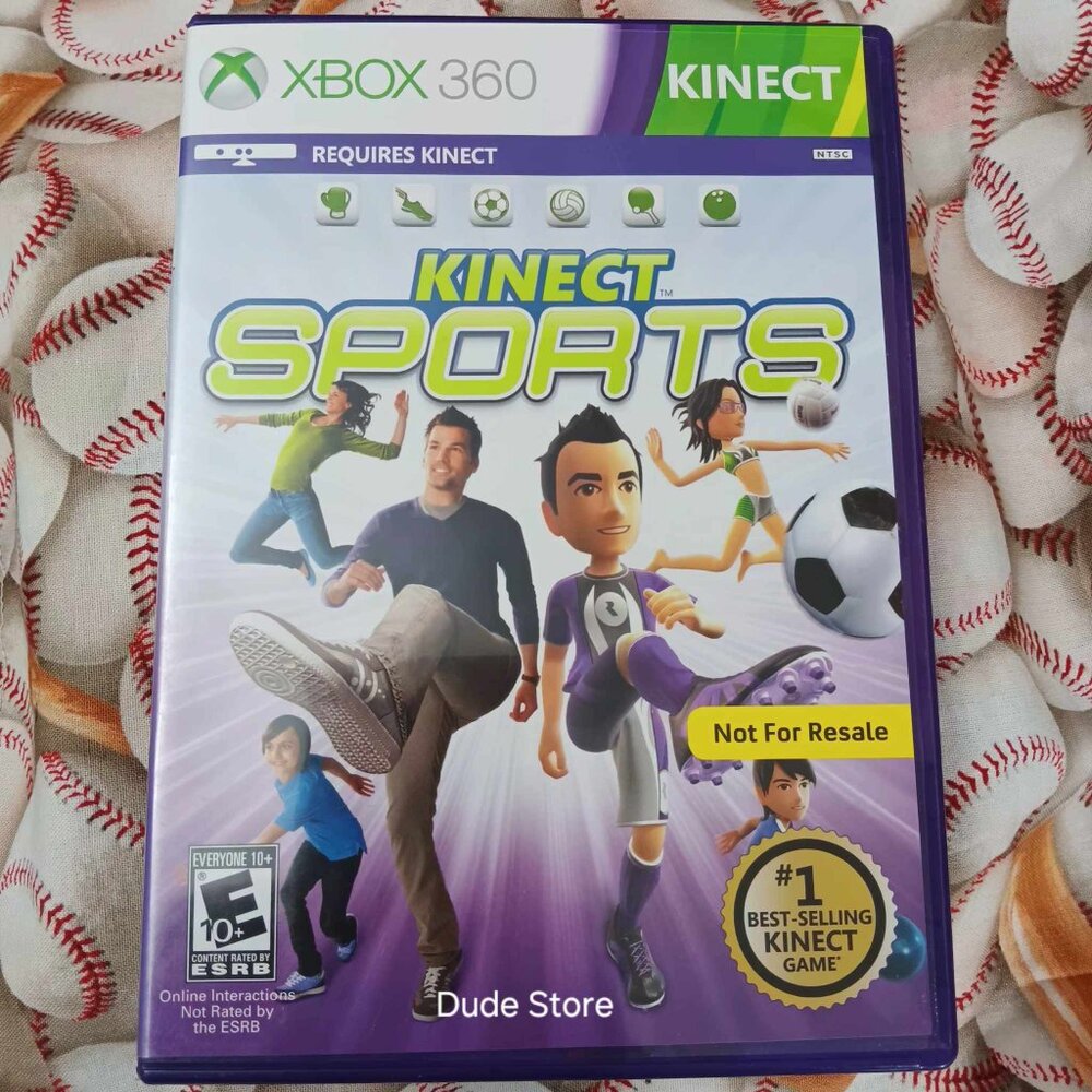 KINECT Sports For XBOX 360 Rated E For Everyone 10+  *Game Only* Requires KINECT